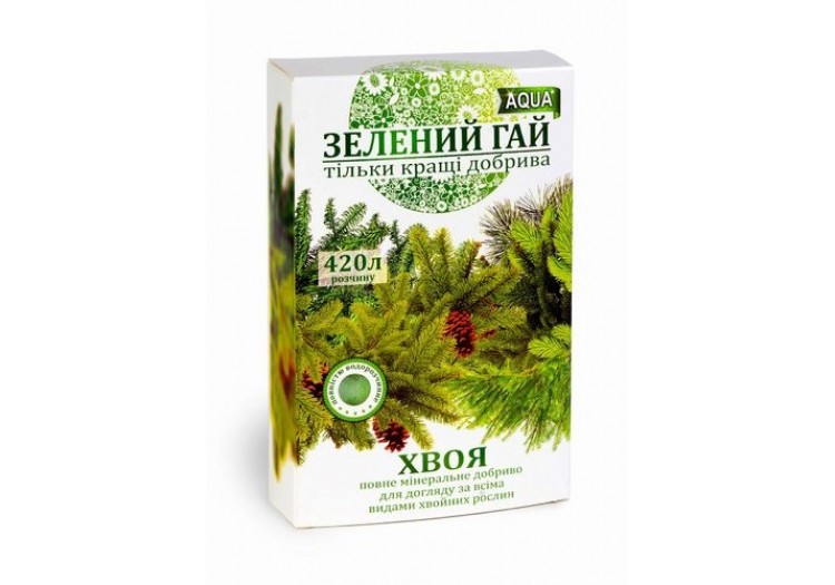 Удобрение Зеленый Гай AQUA хвоя, 300 гр.