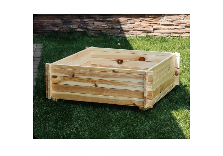 Высокая грядка ящик садовый доска 800х800х300 Greenbox